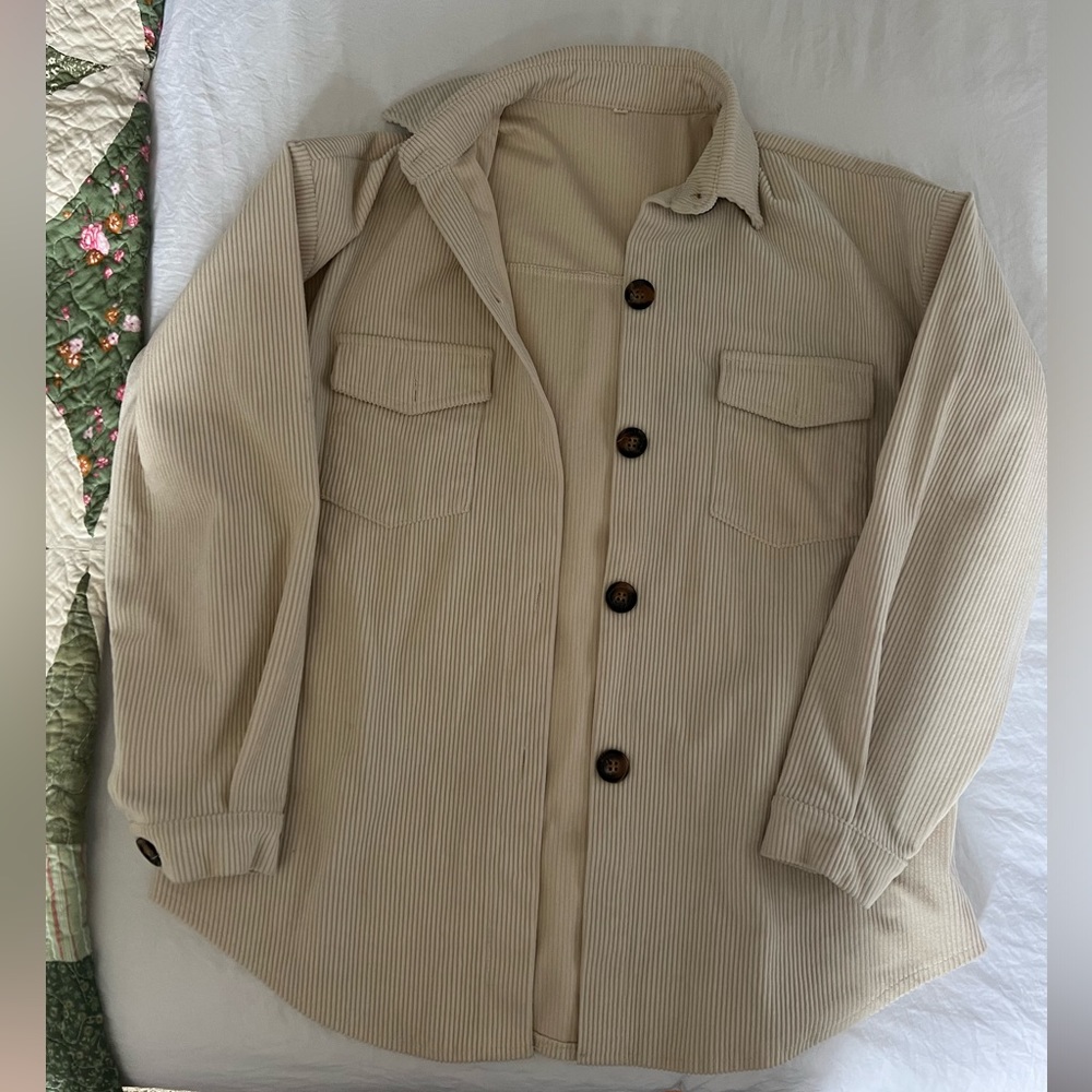 Button up layering top